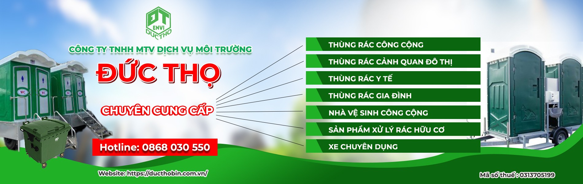 Quản lý – Thu Gom – Lưu Trữ và Vận Chuyển rác thải toàn diện cho hiện tại và tương lai.