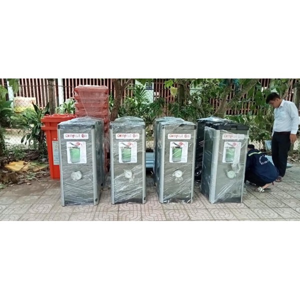 Thùng Compost 200L Xử Lý Rác Hữu Cơ