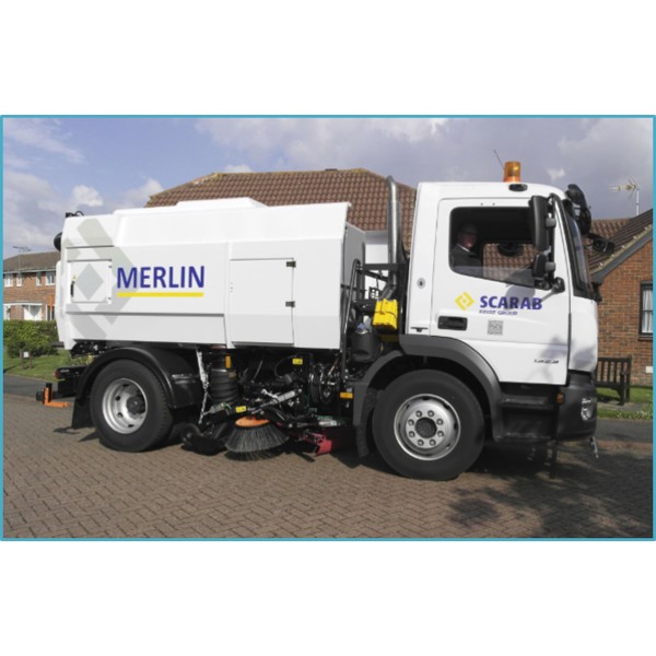 Xe Chuyên Dụng Quét Đường MERLIN 5.5m3